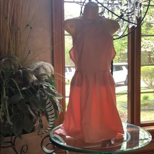 Pink sleeveless summer dress